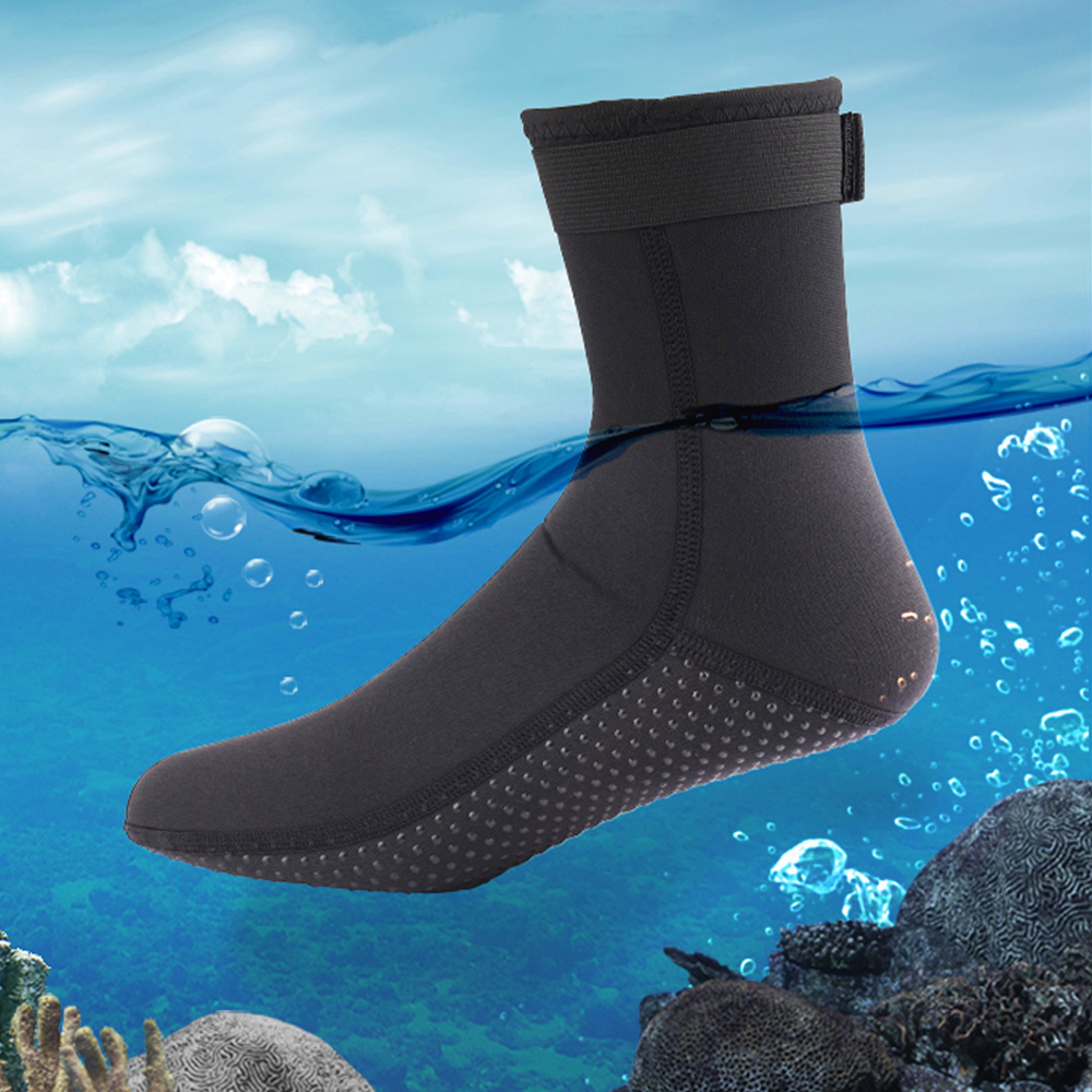Snorkel Dry Top - Sepatu bot menyelam Neoprene 3mm &