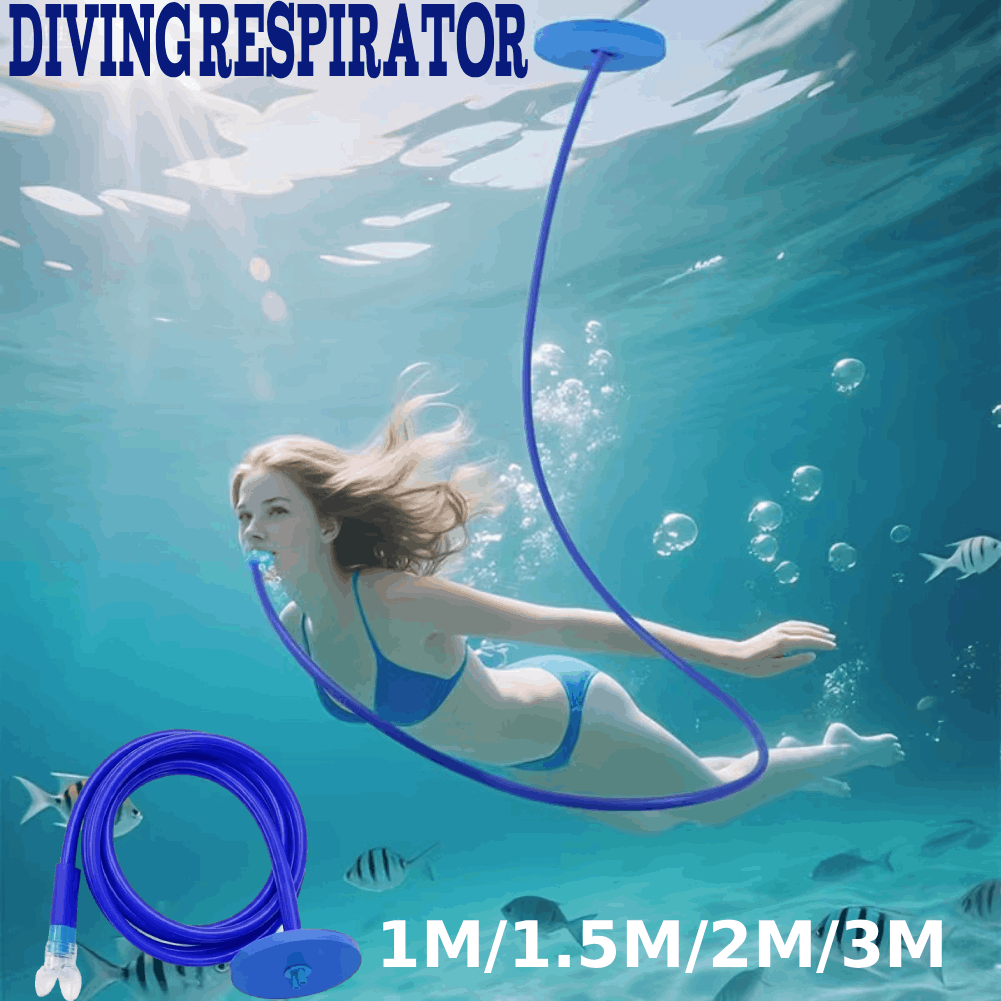 Snorkel Dry Top - Selang Snorkel Selam Gaya Bebas Dengan