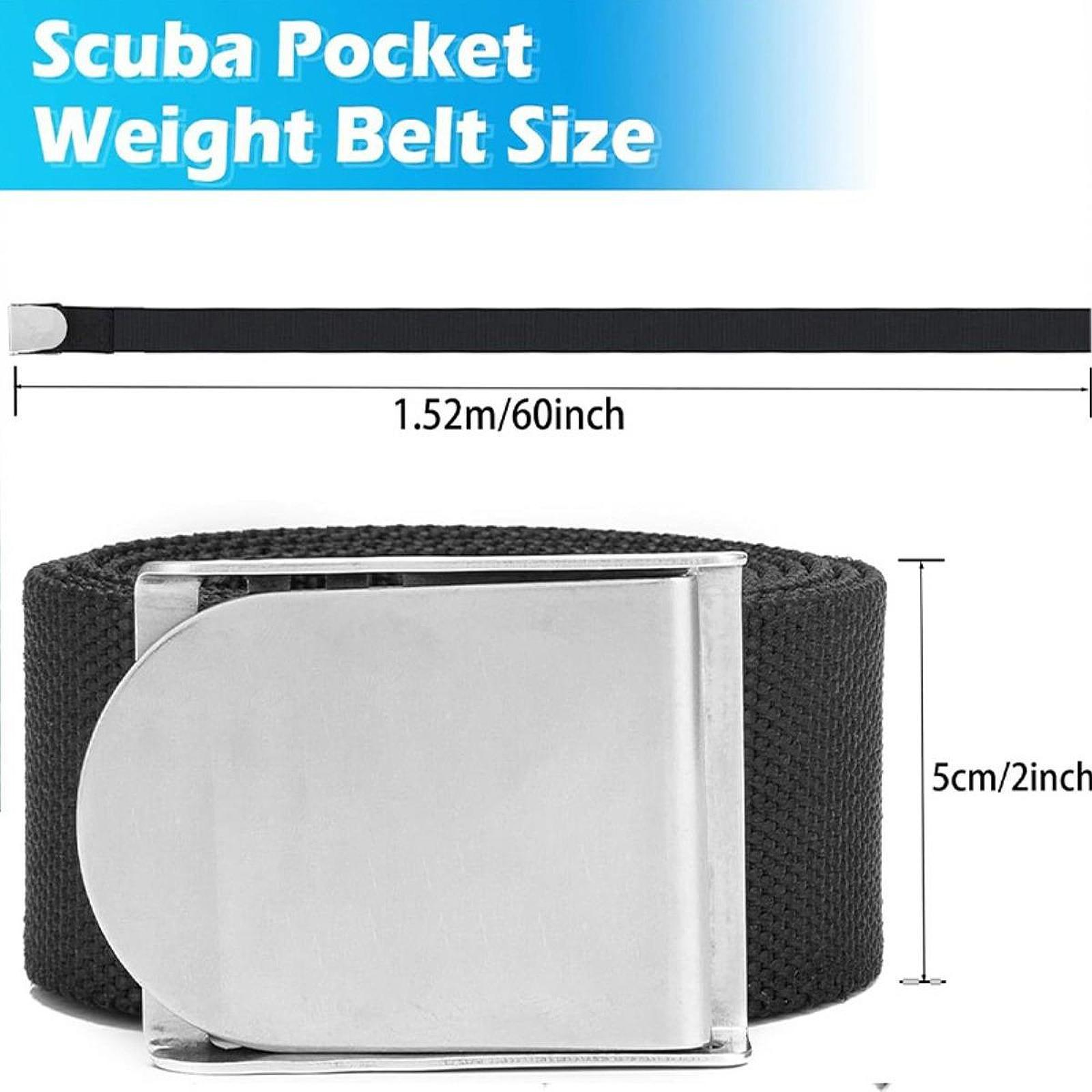 Dive Weight Belt - Sabuk Pelepas Cepat dengan Gesper Baja