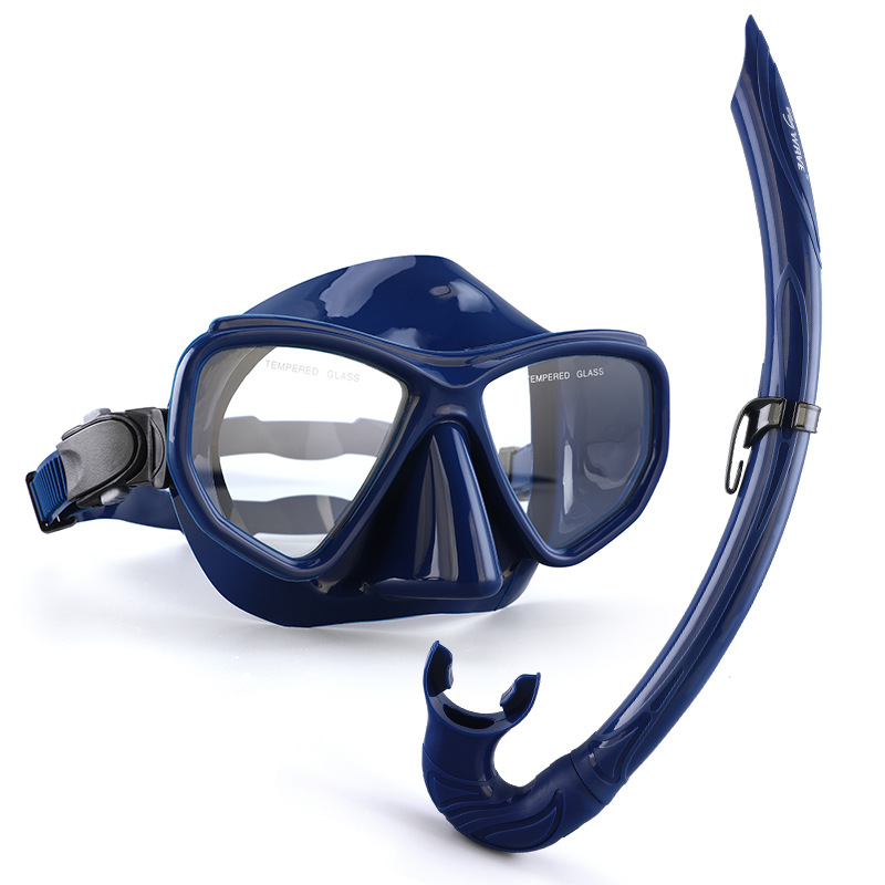 Snorkel Dry Top - Set Masker Snorkel Pemandangan Panorama, Masker