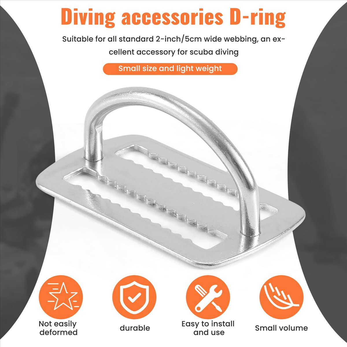 Dive Weight Belt - AD45 316 Gesper Cincin D Baja