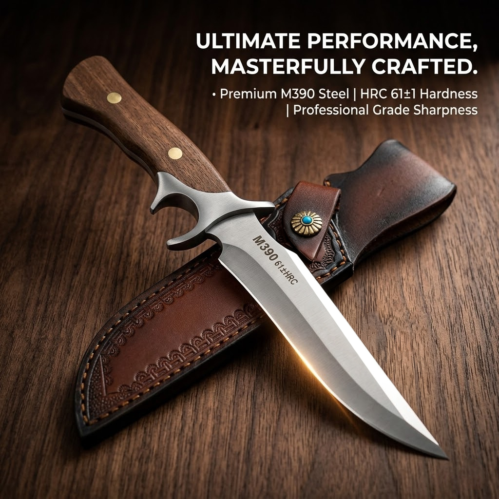 Pisau Saku Outdoor Baja M390 P - Dive Knife Titanium ulasan dan harga