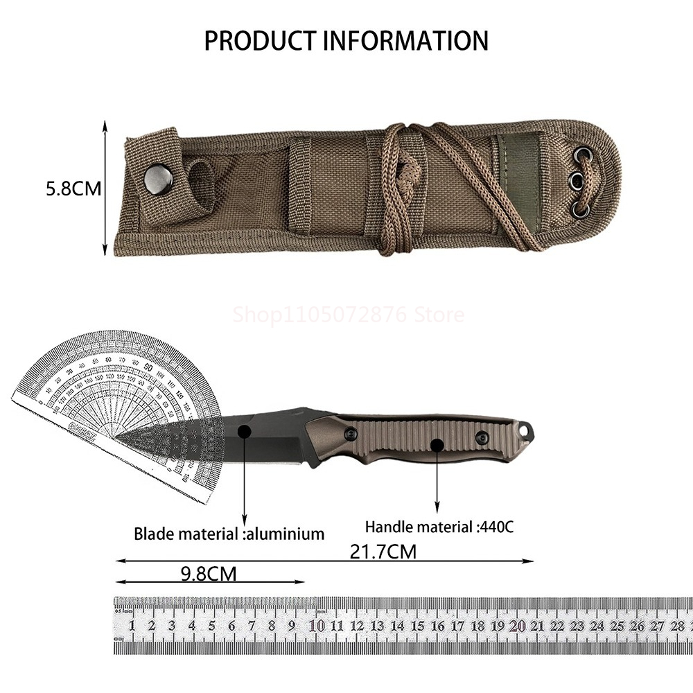 Pisau Lurus 140BK EDC Wilderne - Dive Knife Titanium ulasan dan harga