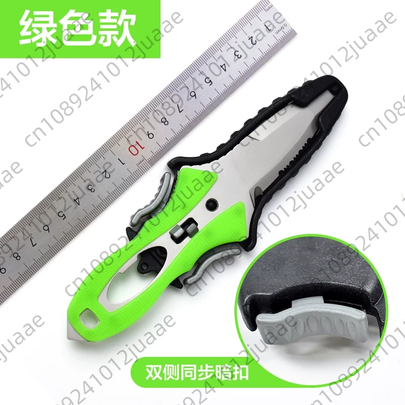 Pisau Penyelamat Air Pemotong  - Dive Knife Titanium ulasan dan harga